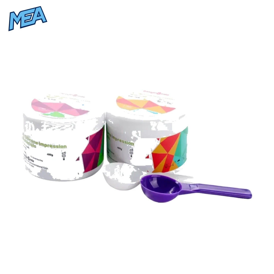 Dental VPS impression putty base and catalyst kit for perforated tray and prosthodontic impression procedures