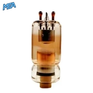 Stationary anode dental X-ray tube glass insert HBJ11 showing cathode pins and anode stem