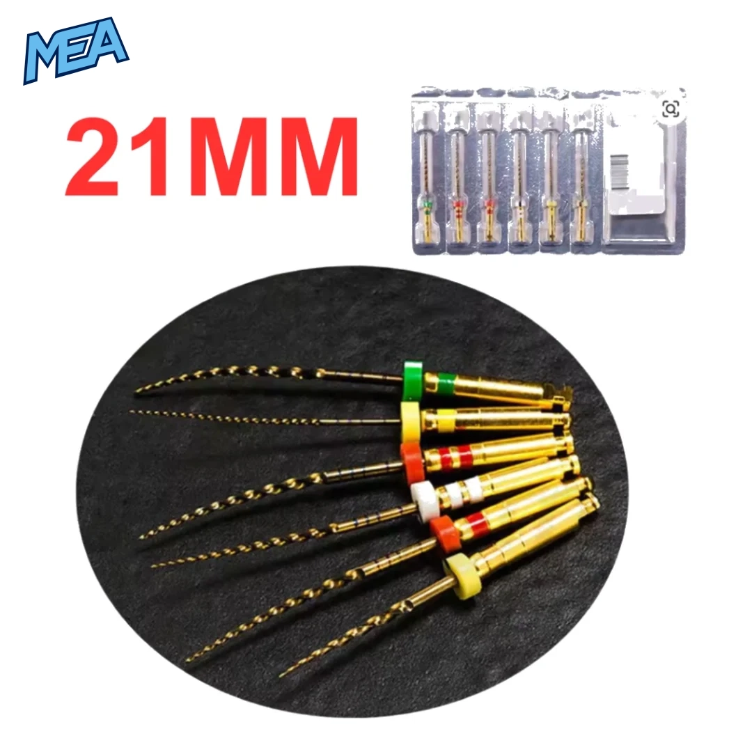 Dental X-ROOT Root Canal Bioceramic Sealer with EASYINSMILE 21mm Endo Rotary NiTi Gold Files