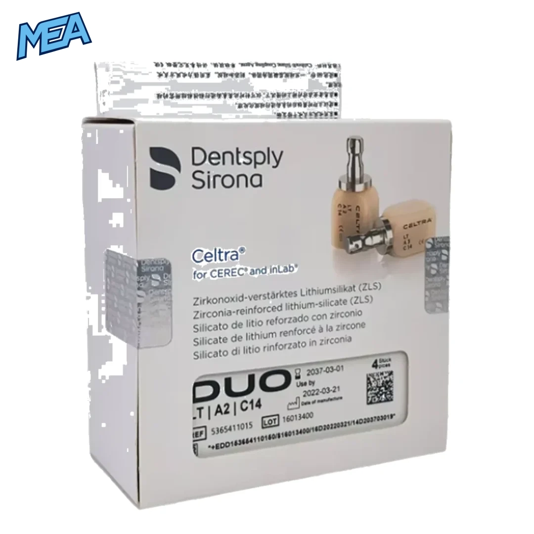 Celtra Duo ZLS C14 Blocks Dental Shades LT and HT for Zirconia Reinforced Lithium Silicate Restorations