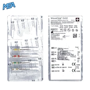 Dentsply WaveOne Gold Rotary Files 4Pcs 25mm Endodontic Root Canal NiTi Heat Treated Instruments