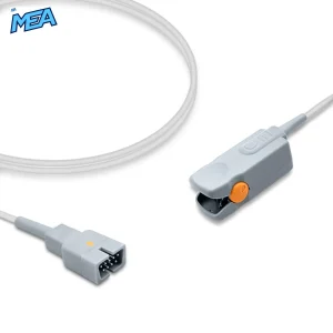 Adult Hard Shell SpO2 Sensor 1.0m for Digital Monitors Reusable