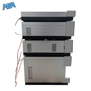 Right side view of Dionex UltiMate 3000 HPLC system modular stack