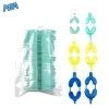 30Pcs Dental Fluoride Disposable Dual Arch Trays Size S/ M /L For Gel Foam Green Tray Flexible Instrument Tool (New) 15 30Pcs Disposable Dental Fluoride Dual Arch Trays in S M L Sizes for Gel and Foam