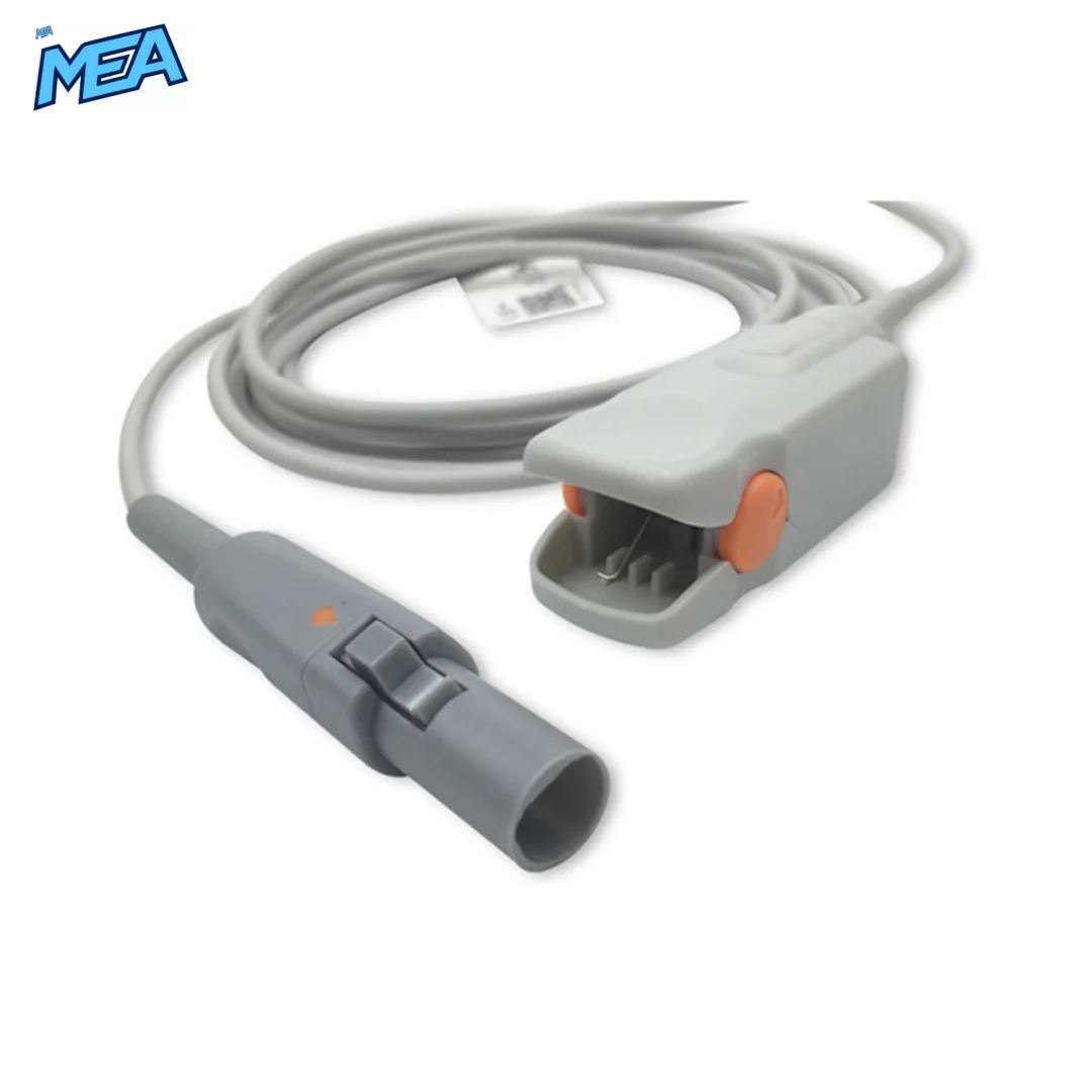 Adult Hard Shell SpO2 Sensor 3.0m for Dixtal DX-1NC01-0 Reusable, Technology: Novametrix view 2