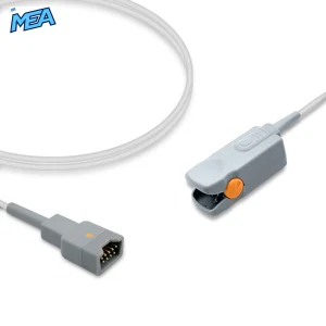 Adult Hard Shell SpO2 Sensor 1.0m for Dolphin 201 Reusable, Technology: Digital