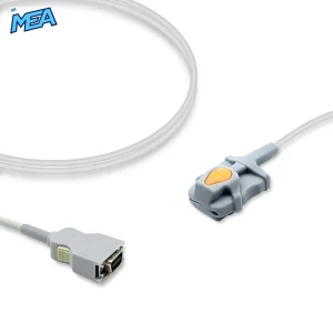 Pediatric Soft Tip SpO2 Sensor 3.0m for Dolphin Monitors Reusable, Technology: Digital