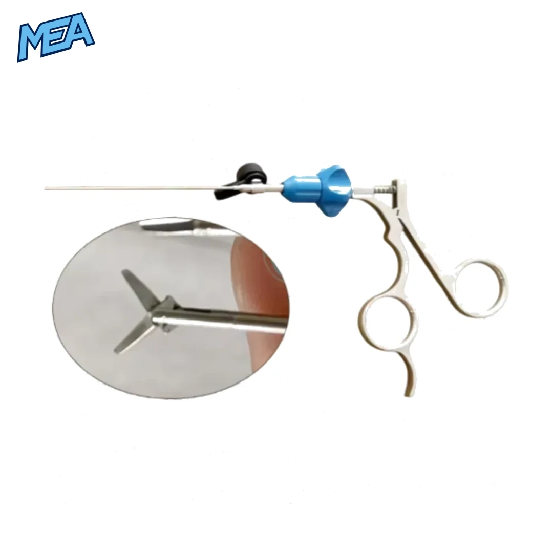Double scissor urology instrument stainless steel surgical scissors for endoscopic use