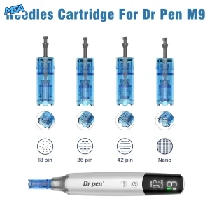 Dr Pen M9 cartridge needle configurations 18 pin 36 pin 42 pin and round nano