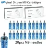 Dr. Pen M9 Cartridges 20 Pack 18/36/42 Pin & Round Nano Anti-Backflow Bayonet Needle Cartridges (New) 10 Dr Pen M9 cartridges 20 pack anti-backflow bayonet needle cartridges