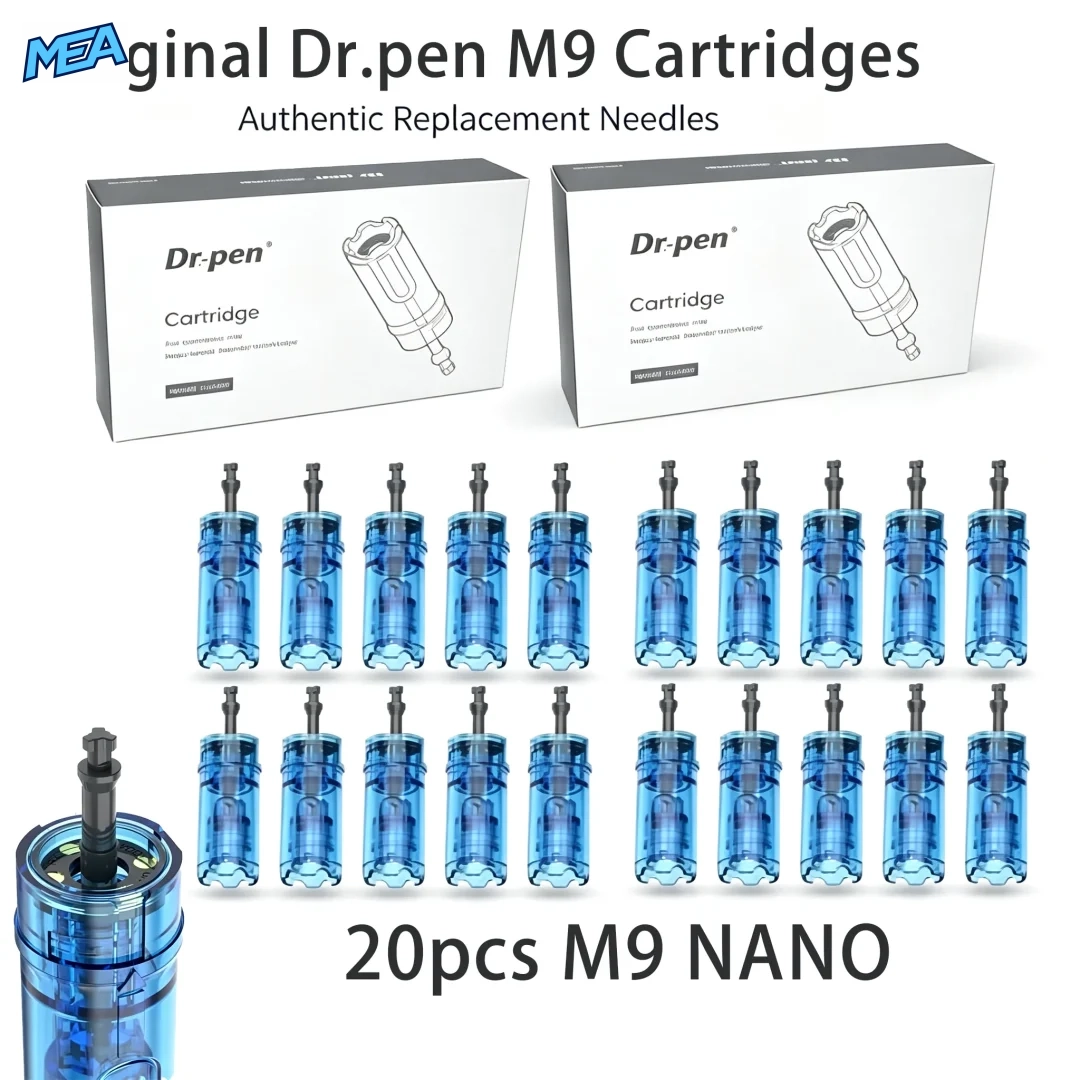 Dr Pen M9 round nano cartridges 20 pack