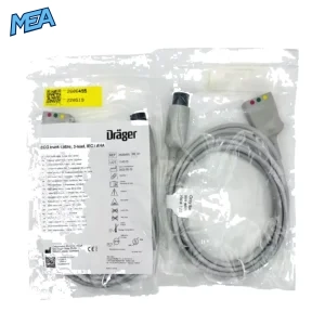 Original Draeger 3-lead ECG trunk cable 2606495 for Vista 120 patient monitoring system