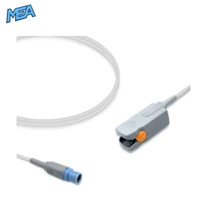 Draeger Infinity adult hard shell SpO2 sensor with 3.0m cable