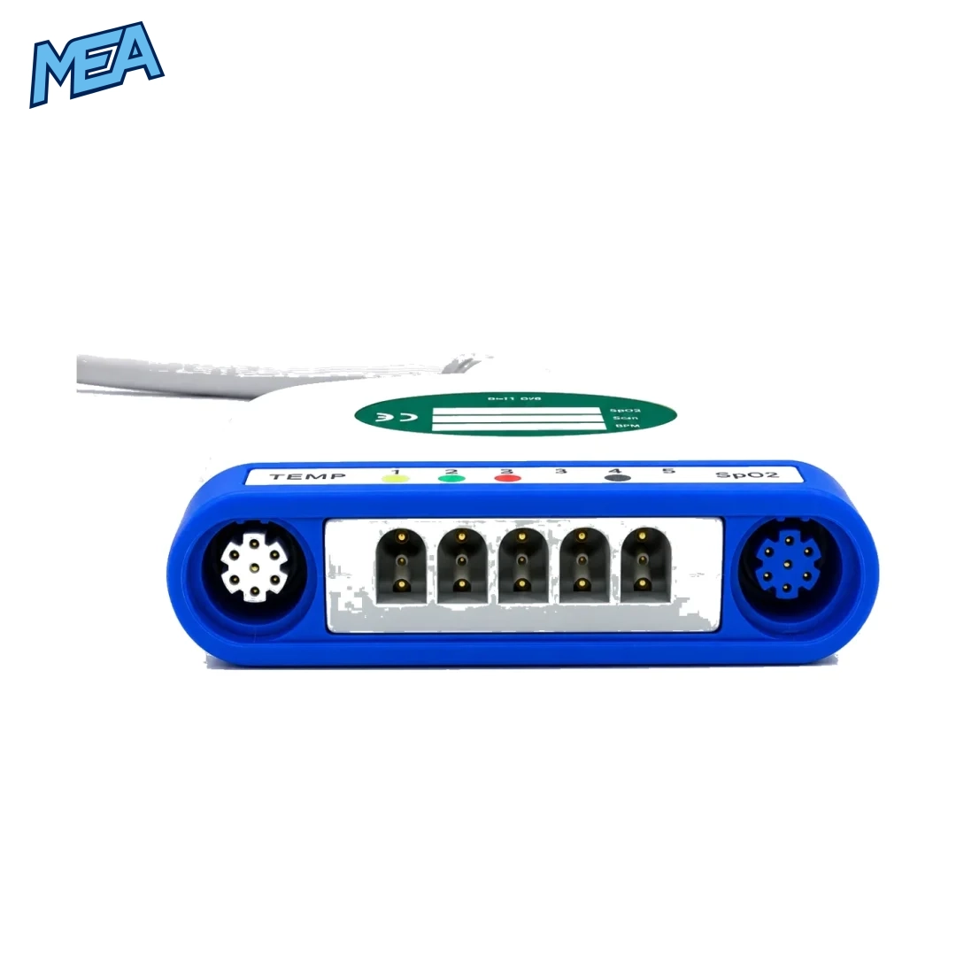 Draeger MultiMed 5 Pod 3368391 5 Lead ECG Trunk Cable For SC 6000 / SC 7000 / SC 9000XL (New) 4 5-lead ECG leadwire ports on Draeger SC 9000XL MultiMed 5 Pod