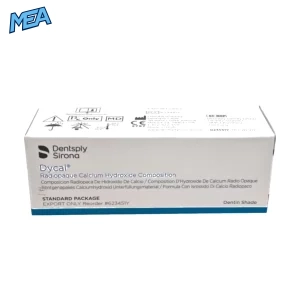 Dycal Calcium Hydroxide dental pulp capping liner with mixing pad packaging