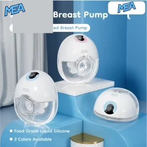 EB46 wearable breast pump hands free electric milk collector with LED display and 36 suction levels