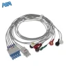 ECG EKG leadwire Philips compatible 3 lead and 5 lead electrode cable for patient monitors