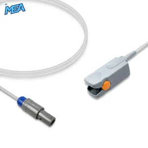 Adult Hard Shell SpO2 Sensor 3.0m for Edan Monitors Reusable, Technology: Nellcor OxiMax