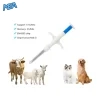 100 Pack EM4305 Pet Microchip 134.2KHz FDX-B Animal Identification Chip with Syringe 9 EM4305 Pet Microchip 134.2KHz FDX-B Animal RFID Chip Syringe for Dog Cat Identification ISO 11784