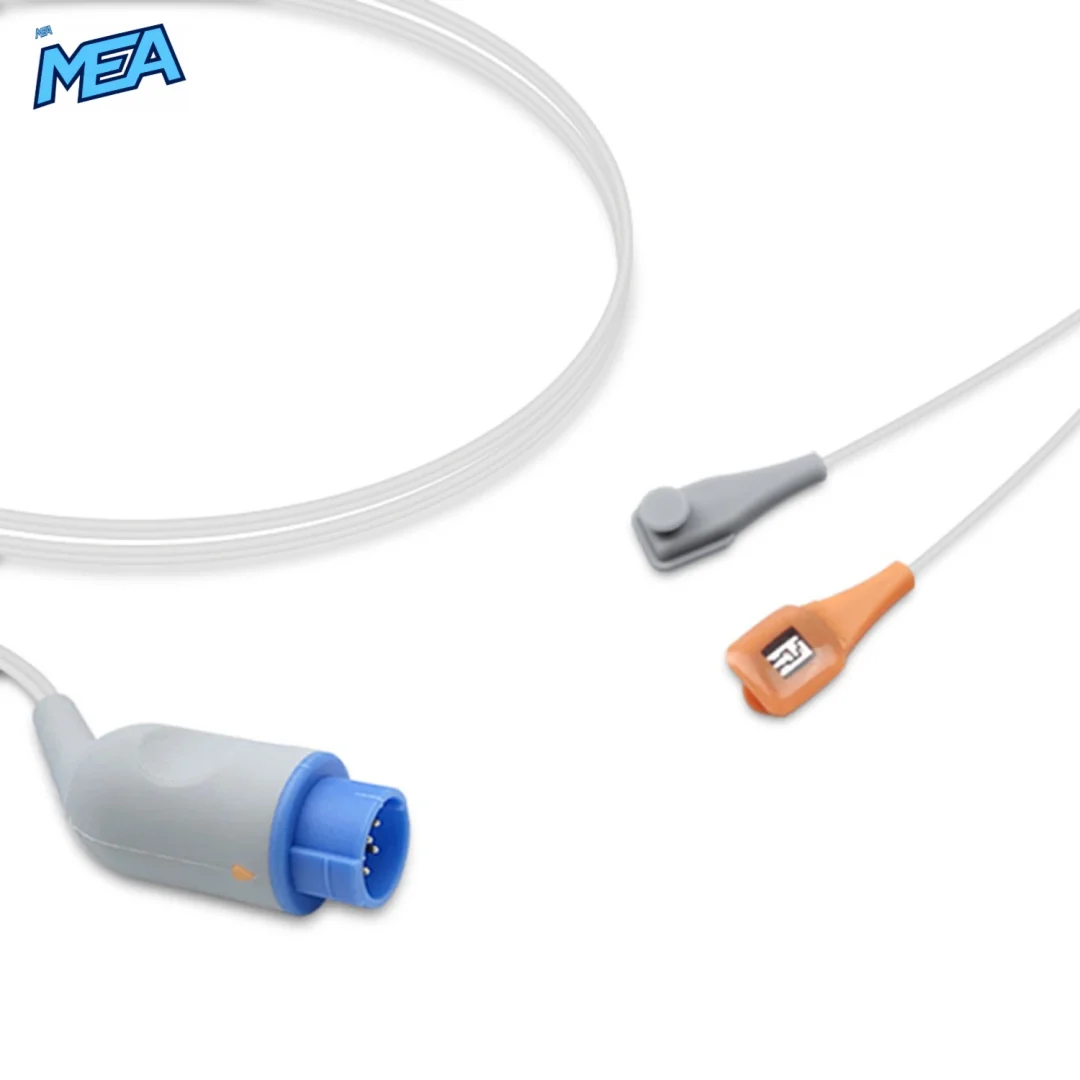 All Sizes Multi-Y SpO2 Sensor 3.0m for Emtel Monitors Reusable, Technology: Nellcor OxiMax view 2