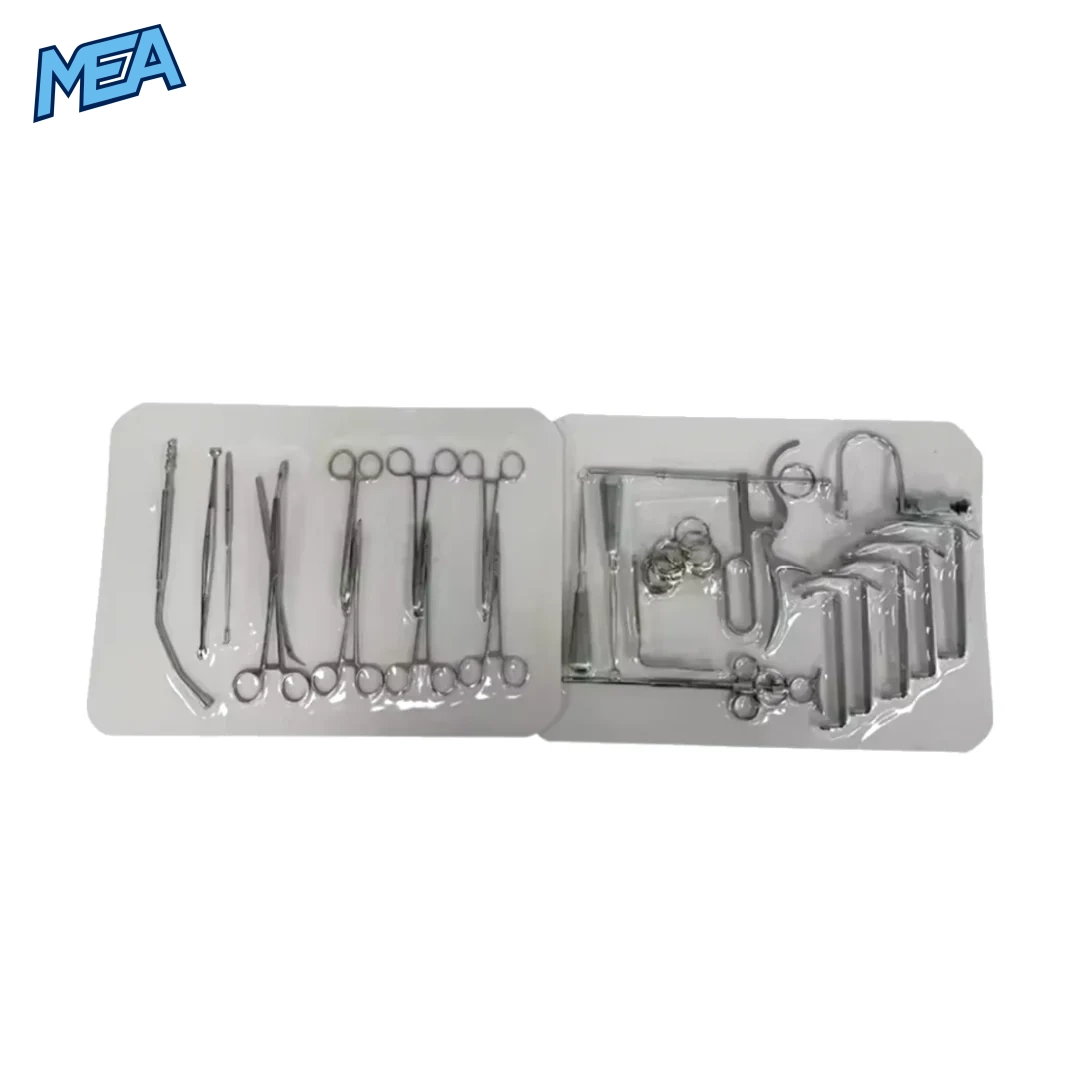 Stainless Steel ENT Instrument Tray for FESS, Tonsillectomy and Adenoidectomy Procedures