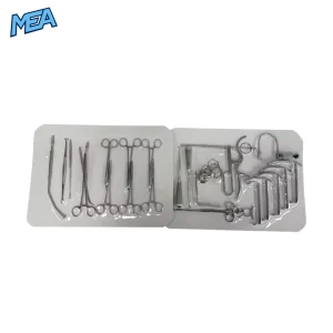 Stainless Steel ENT Instrument Tray for FESS, Tonsillectomy and Adenoidectomy Procedures