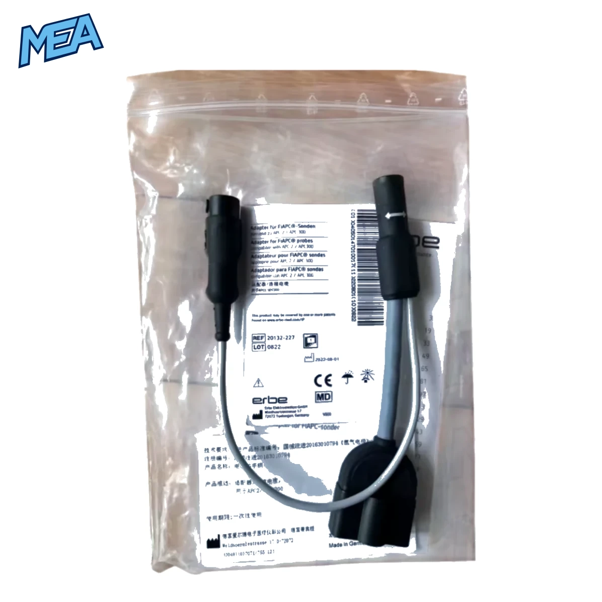 1-ERBE 20132-227 ADAPTER FOR FIAPC PROBES (New,Original) 1 ERBE 20132-227 Adapter for FiAPC Probes Original APC Medical Connector