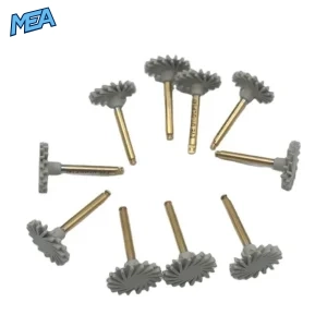 EVE Diacomp Plus Twist RA dental composite polishing wheels, set of 10 on RA mandrels