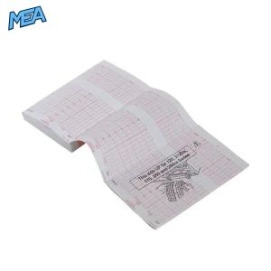 Fetal Chart Paper with Gridlines 40/CS for Corometrics 170 Series Fetal Monitors featuring Z-fold design and 30-240 BPM scaling