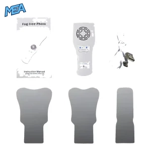 Fog free dental photomirror stainless steel 3 piece mirror set for intraoral dental photography