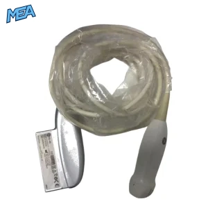 GE 3SC-RS ultrasound probe phased array transducer with gray TPU jacket and 4-pole connector