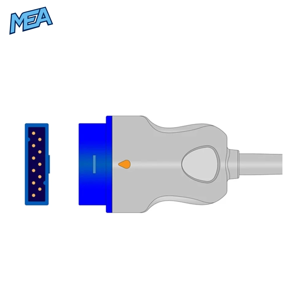 GE Healthcare Pediatric Hard Shell SpO2 Sensor 3.0m (Masimo Rainbow Technology 11-Pin New) 2 11-pin GE Healthcare SpO2 sensor connector pin diagram