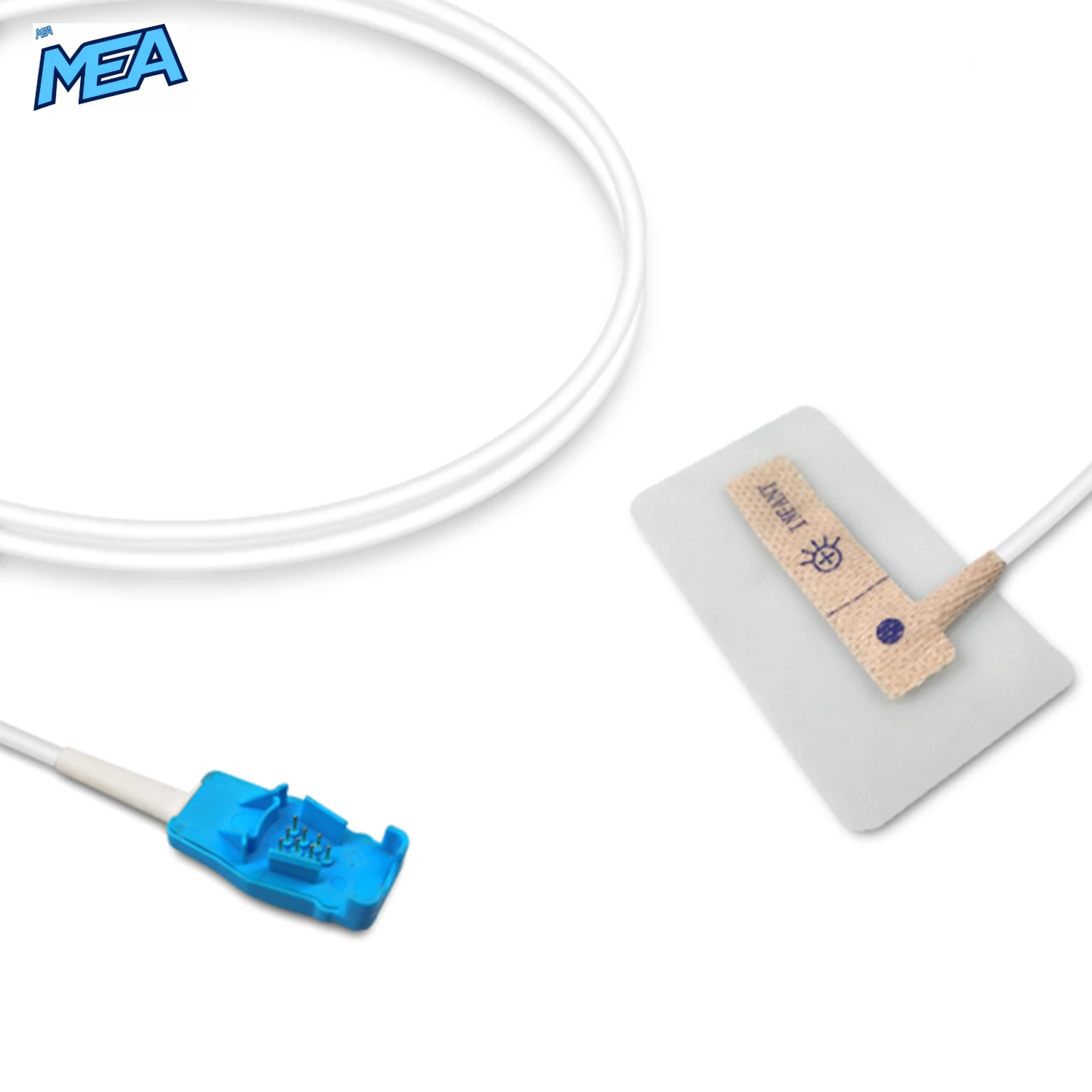 Pediatric Non-woven Adhesive SpO2 Sensor 0.9m for GE Healthcare OXY-AP Disposable, Technology: Oxytip (Box of 24) 1 Pediatric Non-woven Adhesive SpO2 Sensor 0.9m for GE Healthcare OXY-AP Disposable, Technology: Oxytip