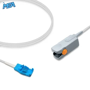 Adult Hard Shell SpO2 Sensor 1.0m for GE Healthcare OXY-F-UN Reusable, Technology: Oxytip