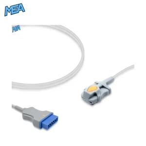 GE Healthcare pediatric soft tip SpO2 sensor 3.0m with Masimo SET technology and 11-pin connector