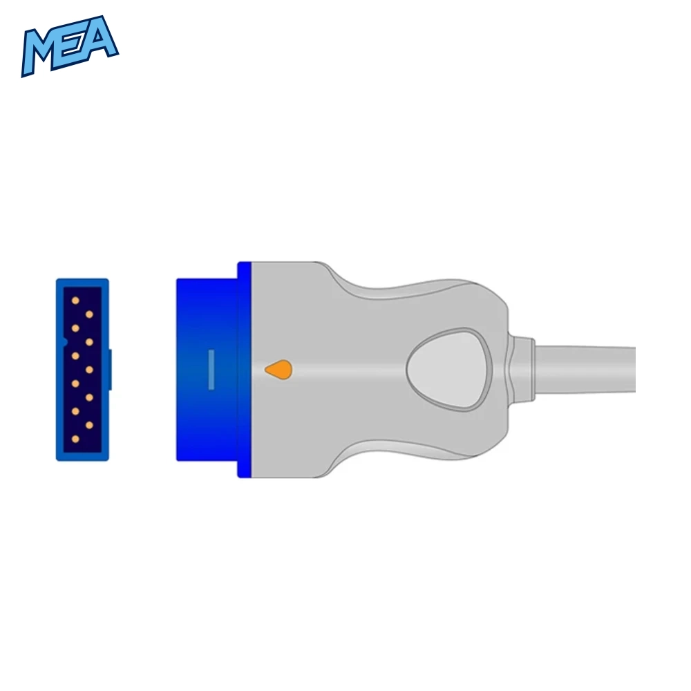 GE Healthcare Adult Ear Clip SpO2 Sensor 3.0m (Nellcor Oxismart Technology, New) 2 GE Healthcare SpO2 sensor connector pin diagram, Nellcor Oxismart connector