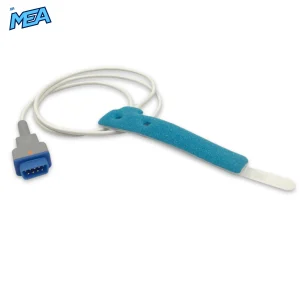 Adult/Neonate Non-adhesive Foam SpO2 Sensor 0.9m for GE Healthcare TS-AP-10 Disposable, Technology: Trusignal view 2