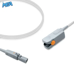 Adult Hard Shell SpO2 Sensor 3.0m for GE Healthcare TS-F4-H Reusable, Technology: Ohmeda