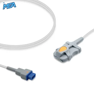 Adult Soft Tip SpO2 Sensor 1.0m for GE Healthcare TS-SA-D Reusable, Technology: Trusignal