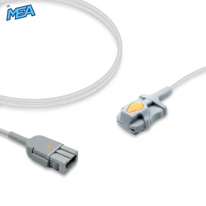 Pediatric Soft Tip SpO2 Sensor 3.0m for GE Healthcare TS-SP3-MC Reusable, Technology: Trusignal