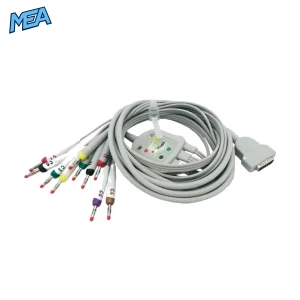 GE Marquette MAC series ECG 10 lead DB15 patient trunk cable compatible for MAC 400 to MAC 2000 systems