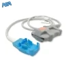 GE OxyTip+ adult soft tip SpO2 sensor with 1.0m cable and 8-pin connector