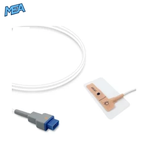 GE TruSignal TS-AF-10 infant non-woven adhesive SpO2 sensor with 0.9m cable and 9-pin connector