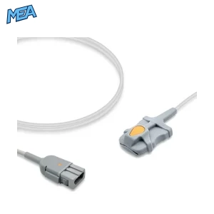 GE TruSignal TS-SA3-MC adult soft tip SpO2 sensor with 3.0m cable and 9-pin connector