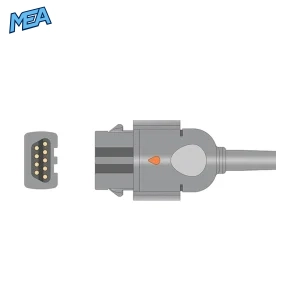 9-pin connector of the GE TruSignal TS-SP3-MC pediatric SpO2 sensor