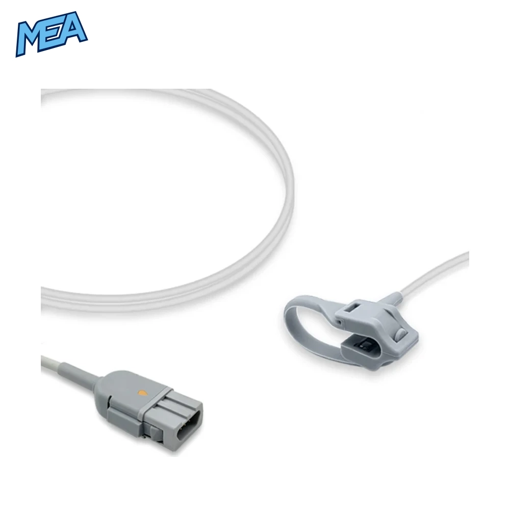 GE TruSignal TS-W4-MC Neonate Wrap SpO2 Sensor 3.0m (9-Pin Reusable New) 1 GE TruSignal TS-W4-MC neonate wrap SpO2 sensor with 3.0m cable and 9-pin connector