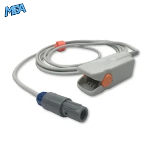 General Meditech adult hard shell SpO2 sensor 3.0m with 6-pin round connector