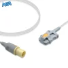 Adult Soft Tip SpO2 Sensor 3.0m for Hellige Monitors Reusable, Technology: Nellcor OxiMax
