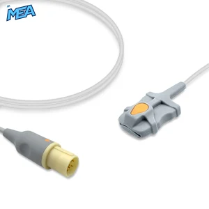 Adult Soft Tip SpO2 Sensor 3.0m for Hellige Monitors Reusable, Technology: Nellcor Oxismart