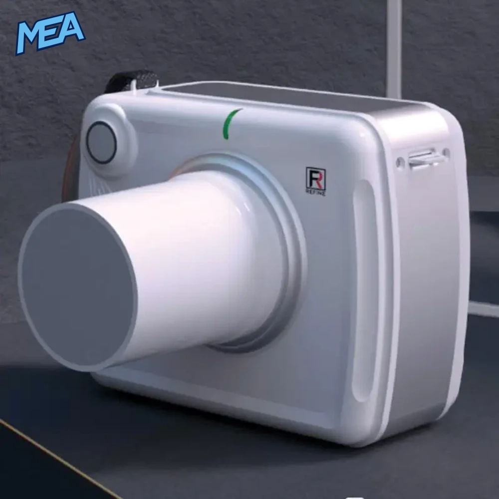 Portable Dental X-Ray Unit Wireless High Frequency Portable Dental Digital X Ray Machine With Remote Control 60KV 2mA 4 High-frequency portable dental X-ray unit side view showing X-ray cone